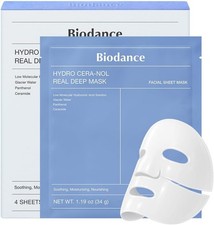 BIODANCE Hydro Cera-nol Real Deep Face Mask 4 Pcs | Hydrogel Overnight Mask | So