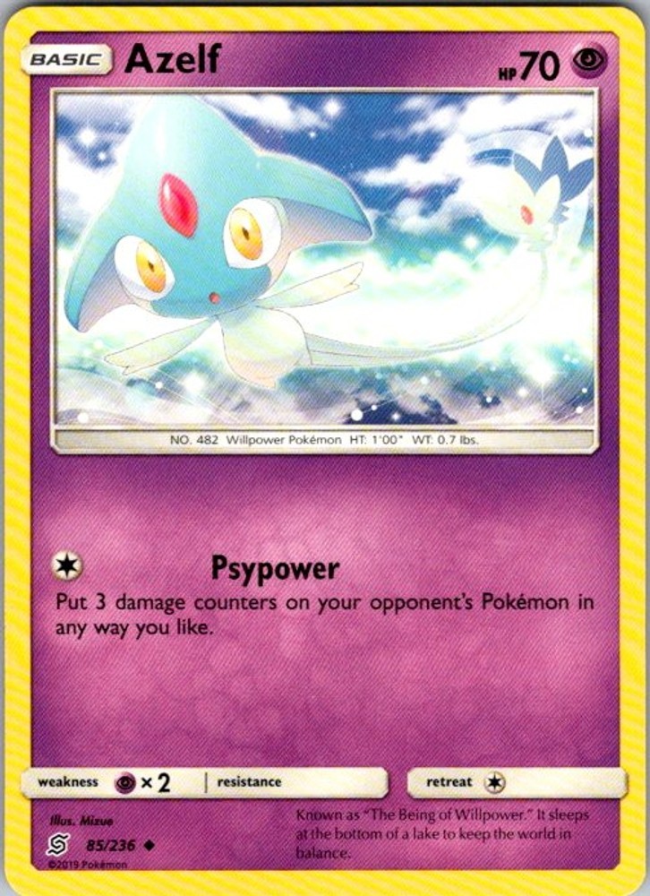 Pokemon SM - Unified Minds Azelf 85/236 NM
