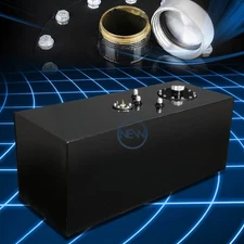 19 GALLON/72L ALUMINUM LIGHT SLIM FUEL/GAS TANK CELL+LEVEL SENDER+NECK TOP-FEED