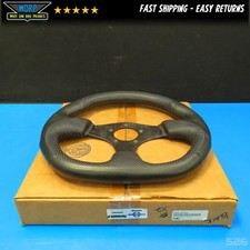Pro Precision Formula D Shape 3 Spoke Steering Wheel 5 Hole Grant Pattern Black