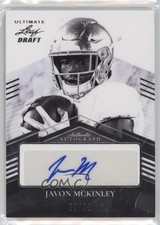 2021 Leaf Ultimate Draft Portrait Black and White /99 Javon McKinley Auto 10k8