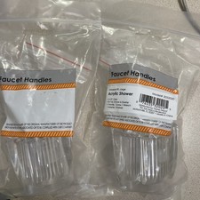 Pair of Large Acrylic Shower Handle 2032020 Faucet Handles