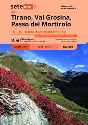 Lorenzo Bertoli Tirano, Val Grosina, Passo del Mortirolo. Carta escursioni (Map)
