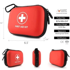 Empty Medical First Aid Storage Bag Sanke Small PU EVA Case Household Survival