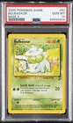 2000 POKEMON GAME BASE II #67 BULBASAUR PSA 10