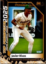 Javier Rivas 2025 Choice South Atlantic League Top Prospects #07