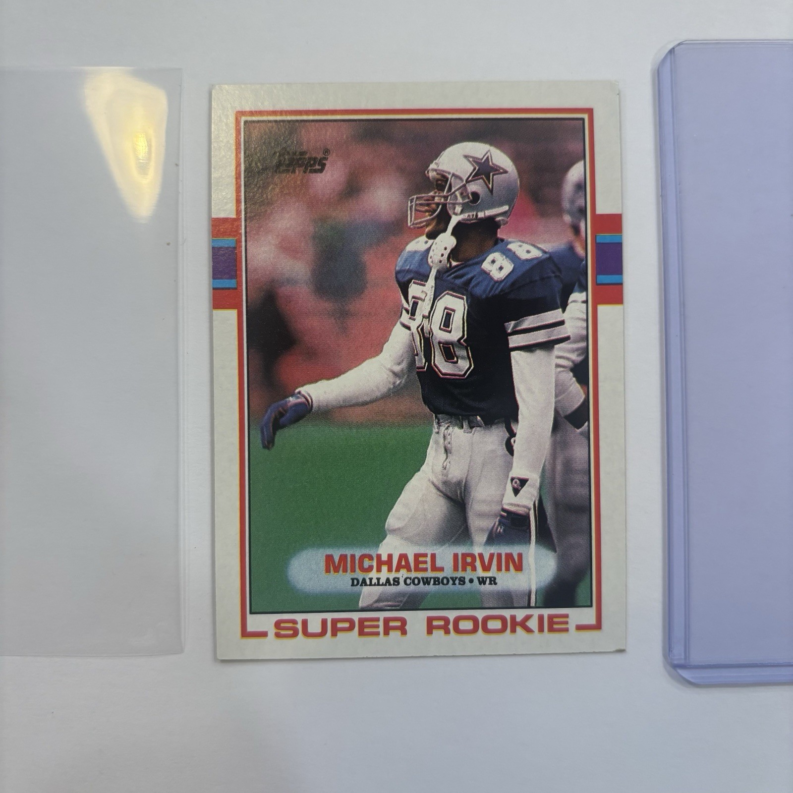 1989 Topps Football Michael Irvin Super Rookies #383 COWBOYS