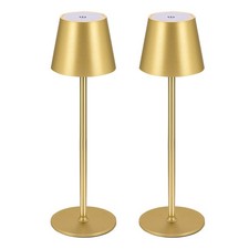 BGFHome 2 Pack Cordless Table Lamp LED Desk Lamps, 5000mAh Battery Operated, ...