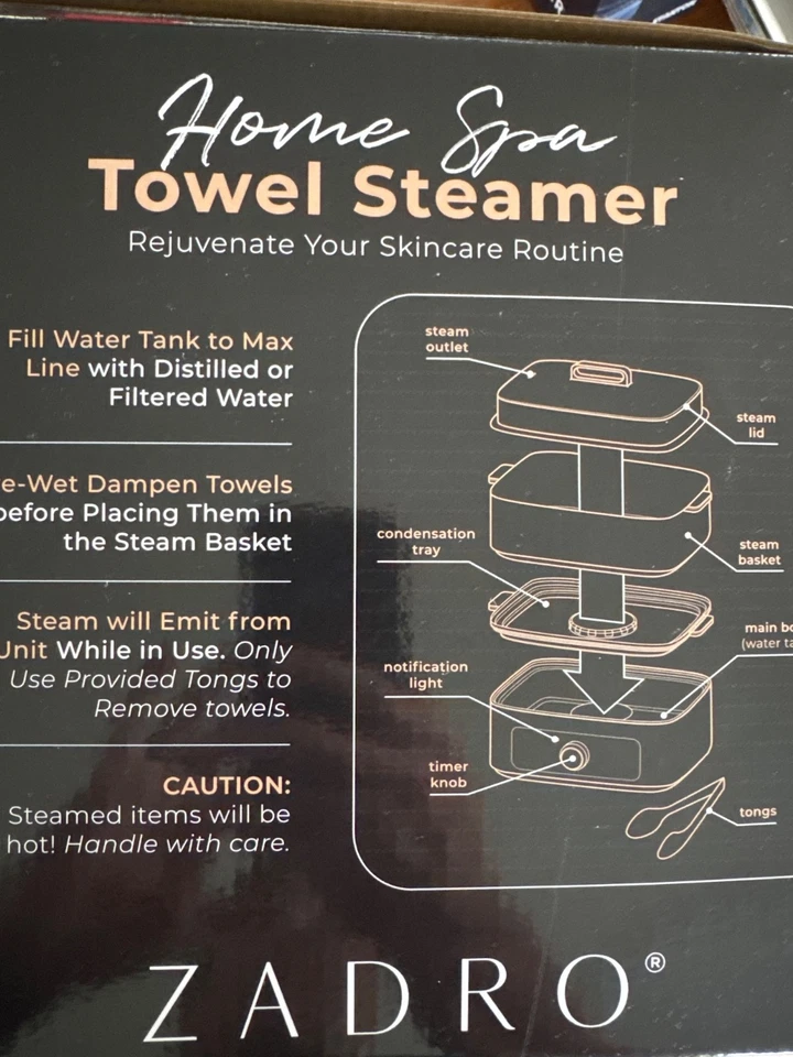 Home Spa Towel Steamer rejuvenate your skin care routine  - Image 2 of 3