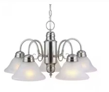 Design House 511535 Millbridge 5 Light 22" Wide Chandelier, Satin Nickel