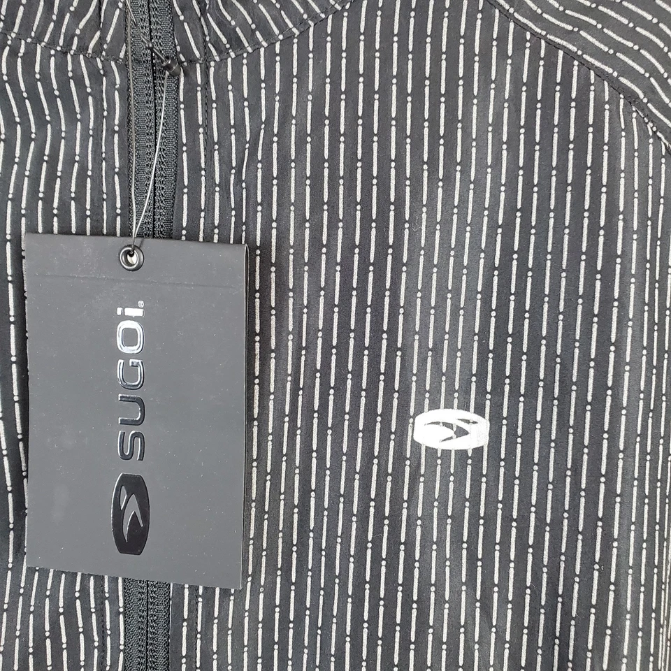 SUGOI Zap 2 男式训练夹克黑色小号 100% 聚酯纤维长袖全拉链 — 第 2/4 张图片