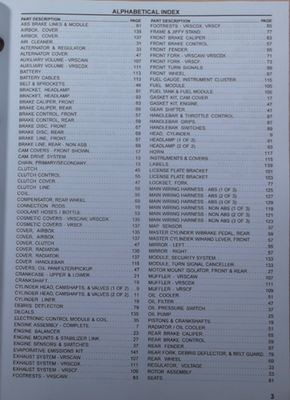 2010 HARLEY DAVIDSON V-ROD VRSC PARTS MANUAL BOOK CATALOG 99457