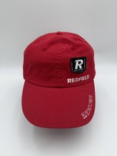 Redfield Hat Cap Baseball Strap Back Red Mens One Size No Excuses Logo Patch