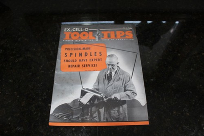 #ad Vintage Pamphlet Ex Cell O Tool Tips Precision Made Spindles $15.80