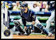 2020 Topps Manny Pina #570 Milwaukee Brewers