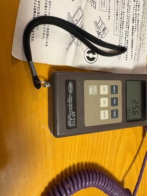 Anritsu AP-210 Thermo Printer Thermometer Type E with 3 Thermocouples