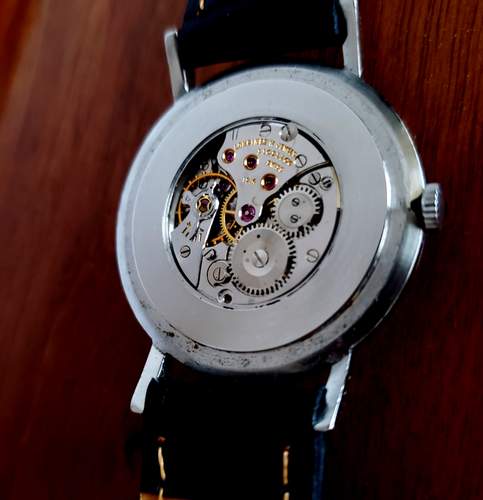 LONGINES STAINLESS STEEL WRIST WATCH SERVICED PATINA CHANGED ORIGINAL DIAL 1959 - 第 2/11 張圖片