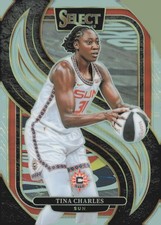 2025 Panini Select WNBA #160 Tina Charles Silver Prizms