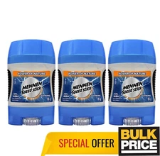 Mennen Speed Stick Lightning Gel Deodorant 48H Long-Lasting Freshness 3-Pack 