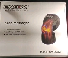 CINCOM Knee Massager Model CM-066KS Soothing Heat Therapy