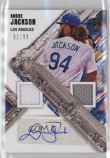 2022 Diamond Kings DK Material Signatures Gold 82/99 Andre Jackson Auto 1u6