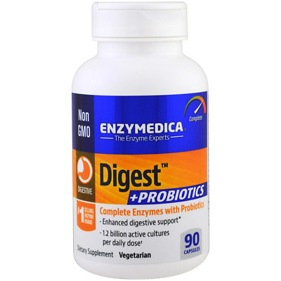 Enzymedica, Digest Complete® +Probiotics, 90 Capsules | eBay Australia