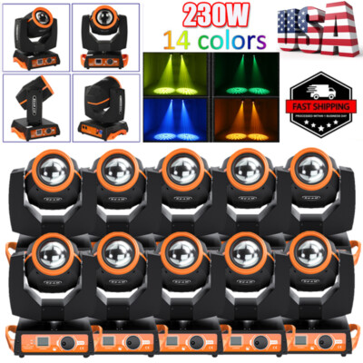 230W Zoom Moving Head Light 16 Prism Beam Gobo Spot DMX 7R Stage Party Bar Show