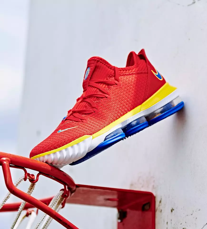 Nike lebron 16 2025 low red