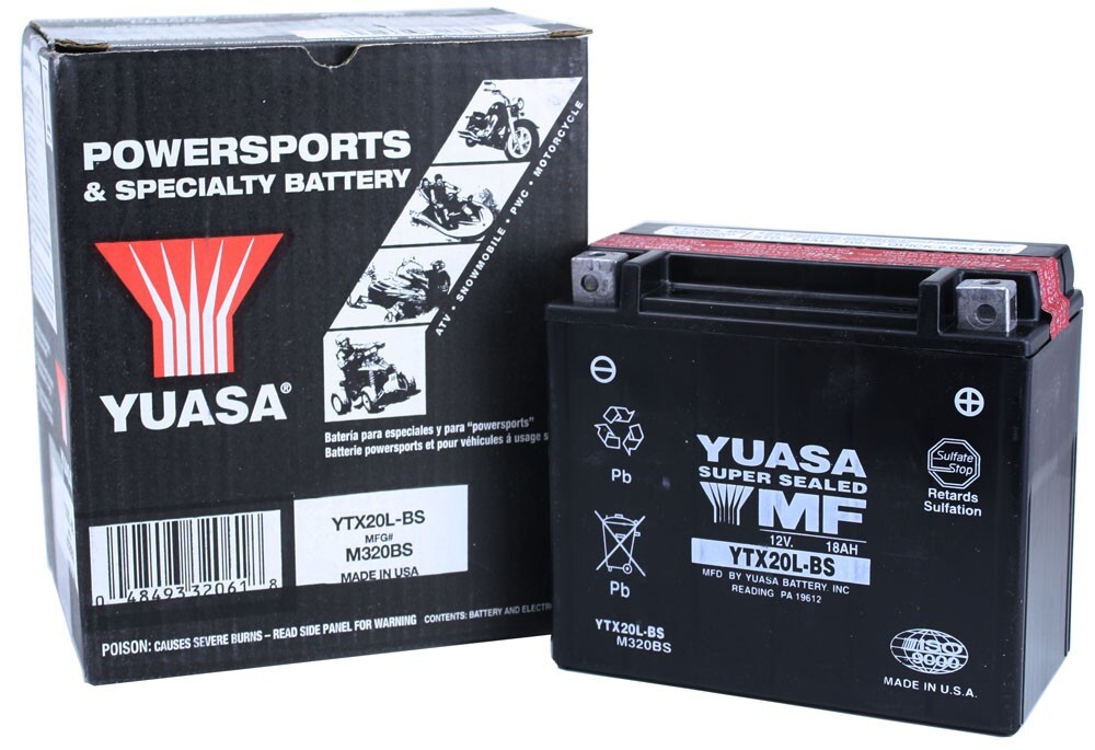 KMG YTX20L-BS Sealed Maintenance-Free Battery – 12V 18Ah For Ski
