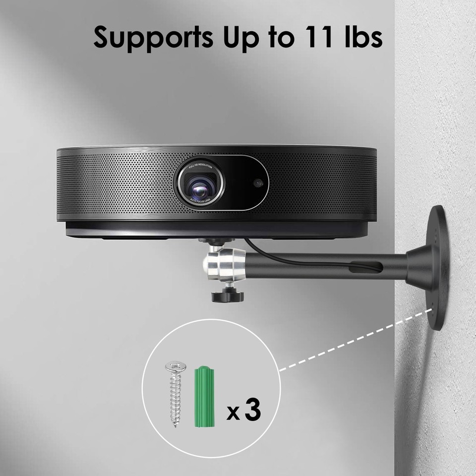 360° Rotatable Universal Wall Ceiling Mount Stand for Mini Projector ...