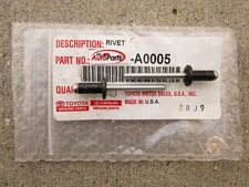 FITS: 04 - 24 TOYOTA SIENNA FUEL DOOR COVER RETAINER RIVET CLIP QTY 2 NEW