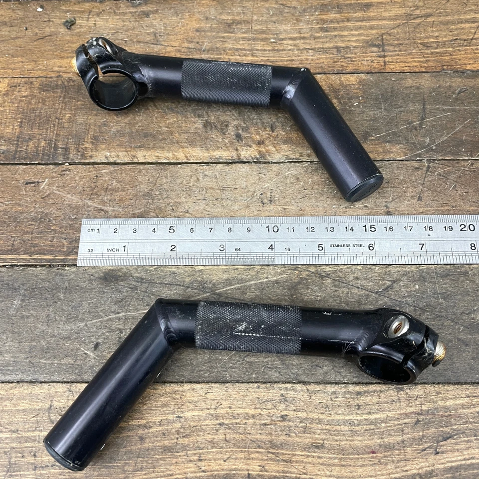 Vintage Control Tech Control Stix Bar Ends MTB Black Anodized  90s Extension A3 - Image 4 of 4