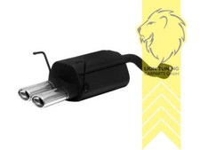 Ulter Sportauspuff für Honda Civic 7 Hatchback 1.4i 1.6i 2x95x65mm