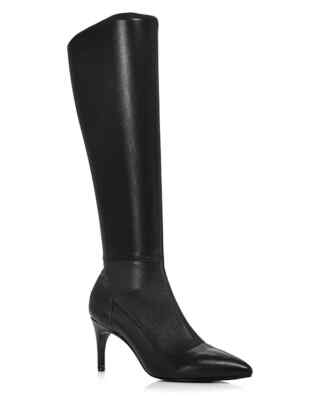 Charles David Womens 8.5 Phenom Stretch Leather Tall Boots 80% OFF $329 MSRP