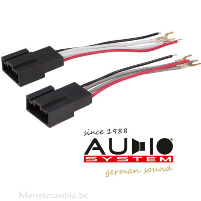 AUDIO SYSTEM  HLAC Adapterkabel für Untersitzsubwoofer BMW E F X