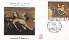FRANCE 1988 FDC PIETA DE VILLENEUVE LES AVIGNON YT 2558