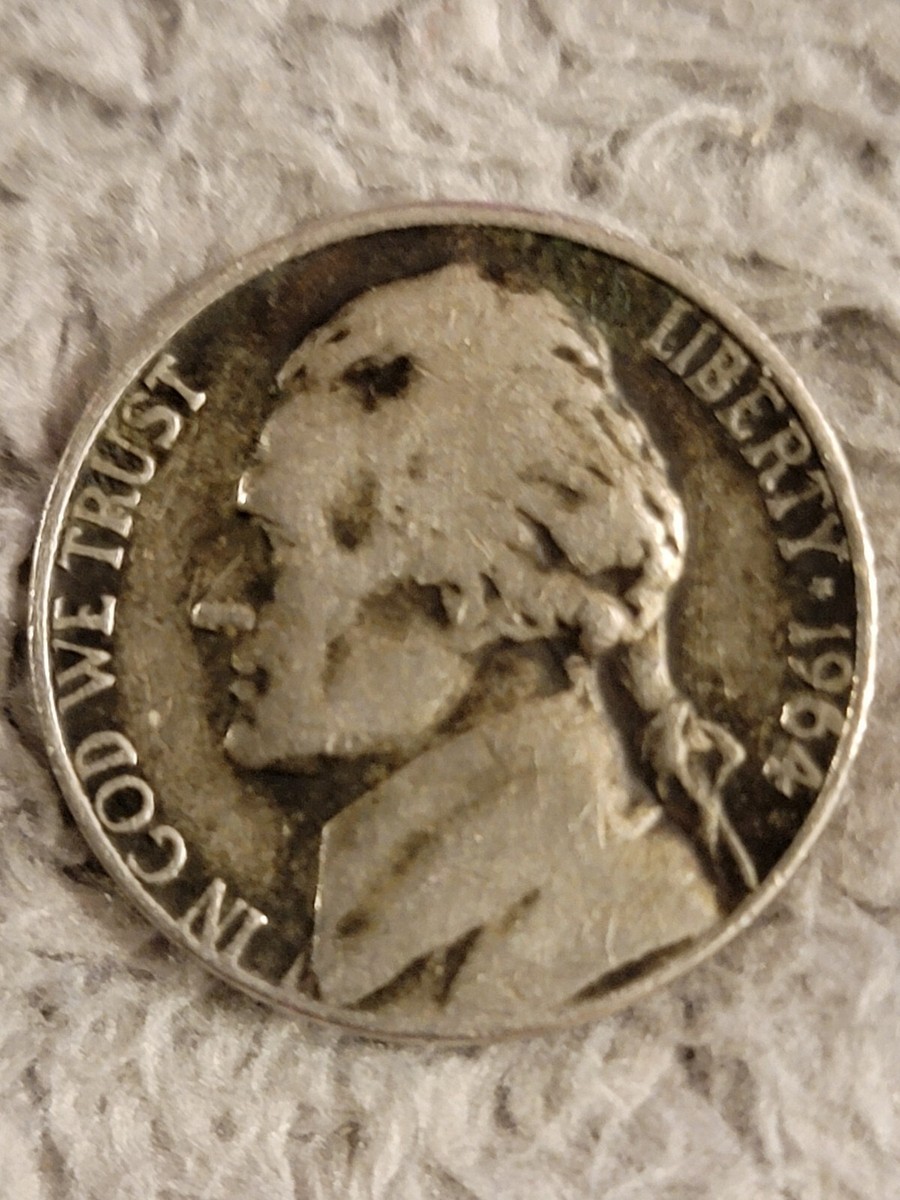 エラー　1964-D アメリカ合衆国セント硬貨 Extremely RARE!! 1964 D Jefferson Nickel - Error Coin | eBay