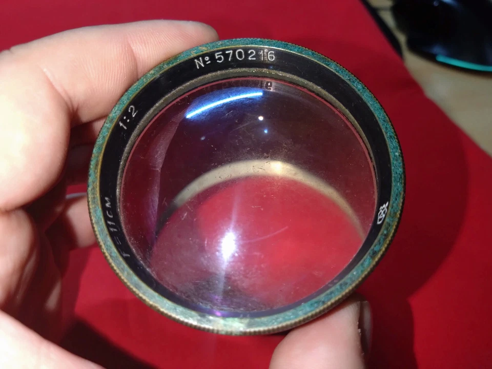 lente LOMO P-5 "P" 1:2 110mm proyector URSS Foto 4 de 4