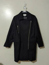 Isabel Marant Etoile Elsa Caban Zip Coat Wool Cashmere Women Size 34/ XXS 