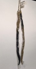 Katherine's Collection 18 Retired 18" Black  Gold Glitter Icicle Ornament NOS