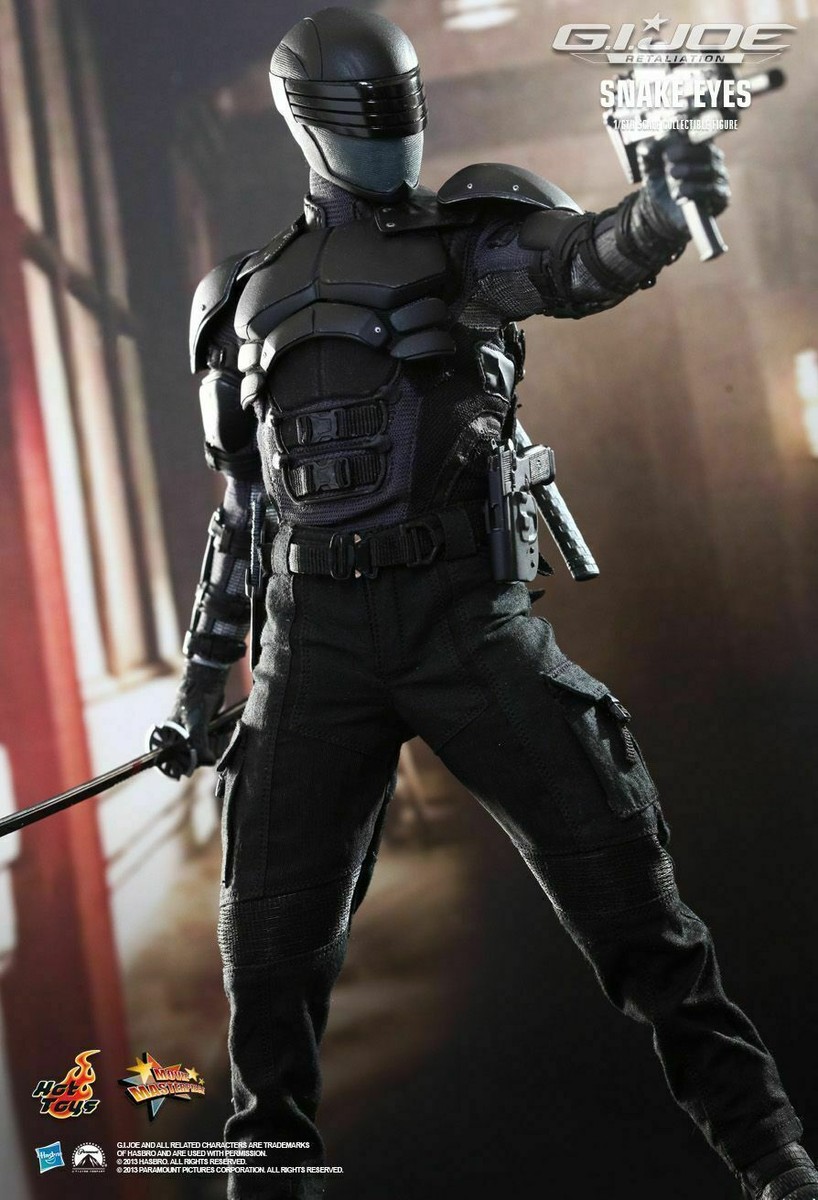 1/6 HOT TOYS MMS192 G.I. JOE RETALIATION SNAKE EYES MASTERPIECE