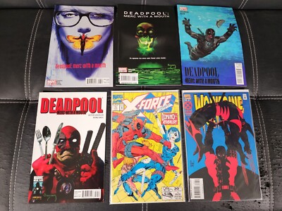 6 Hot Deadpool Comics (Film Inspired Covers, 1st Battle VS Wolverine!)
