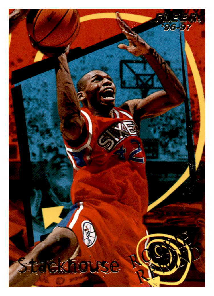 1996 Fleer Rookie Rewind Jerry Stackhouse  9