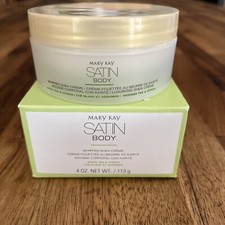 NEW MARY KAY SATIN WHITE TEA  CITRUS BODY WHIPPED SHEA CREME BODY CREME 4 OZ.