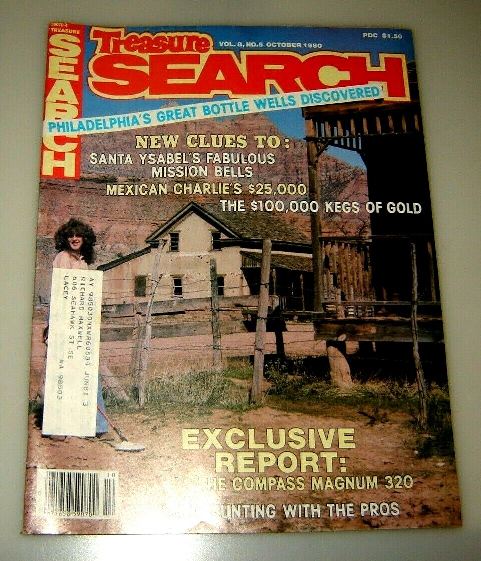 Treasure Search Magazine October 1980 Metal Detector Civil Treasure Search Magazine October 1980 Metal Detector Civil