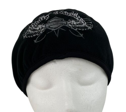 Harley Davidson Womens Black Fleece Ear Warmer Headband - Picture 2 of 11