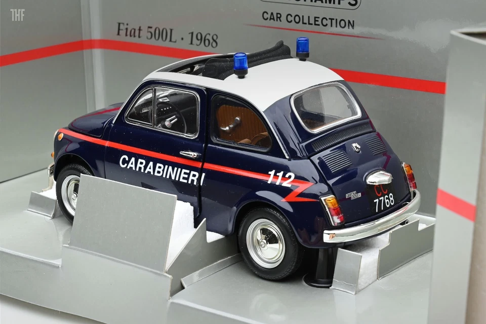 1/18 Minichamps FIAT 500L Carabinieri 1968-150121690*AS IS - Image 3 of 4