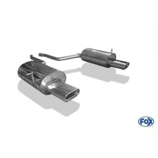 FOX Komplettanlage gerade zum Kat. mit Ausschnitt BMW E38 735i re li je 1x160x80