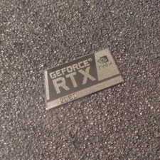 Graphics nVidia GeForce RTX 2080 Label Aufkleber Sticker Logo 24x12mm 454c 