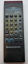Jerrold / General Instrument XRC 232-874 Cable Box Black Remote Control TVRC